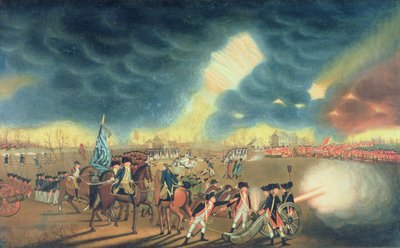 Schlacht von Princeton am 3. Januar 1777 von William Mercer